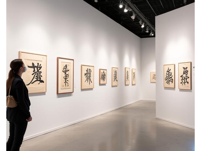 Exposición de arte caligráfico
