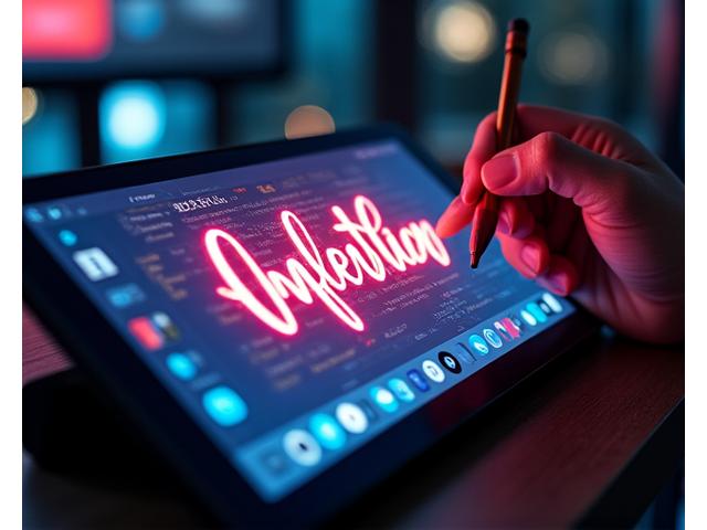 Lettering digital para redes sociales